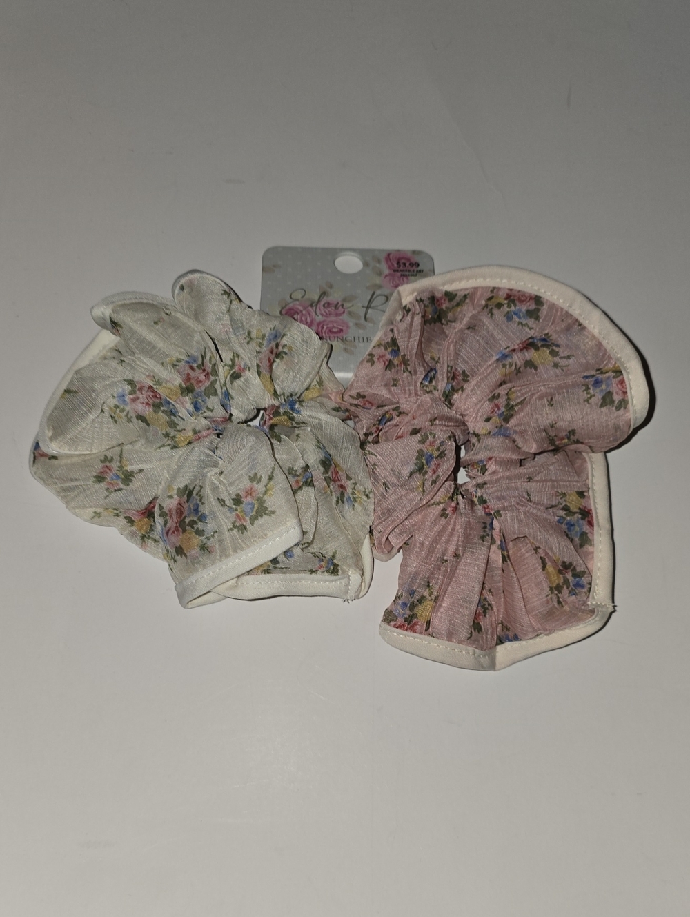 Floral Scrunchie Set